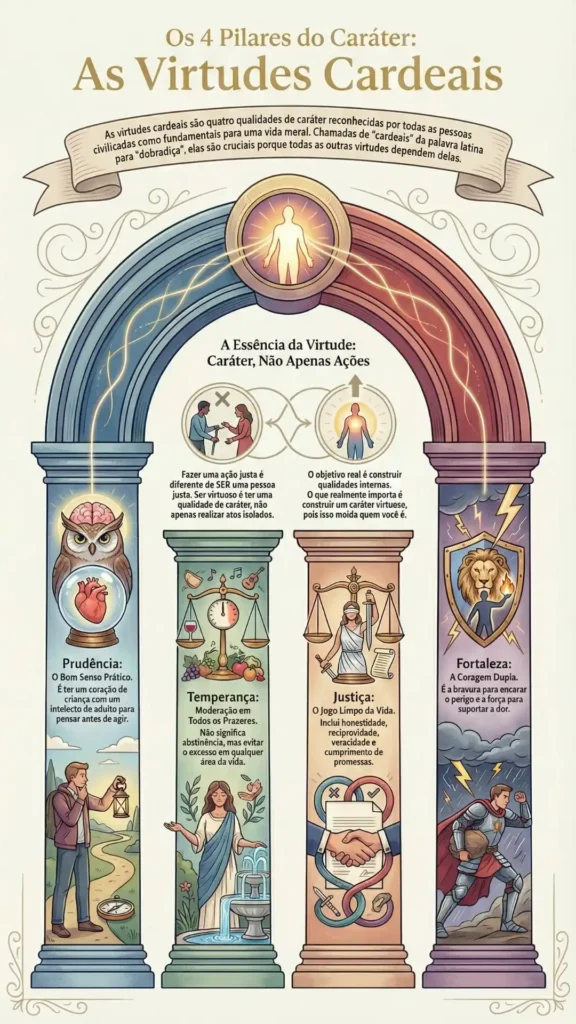 As 4 Virtudes Cardeais Que Podem Transformar Quem Você É