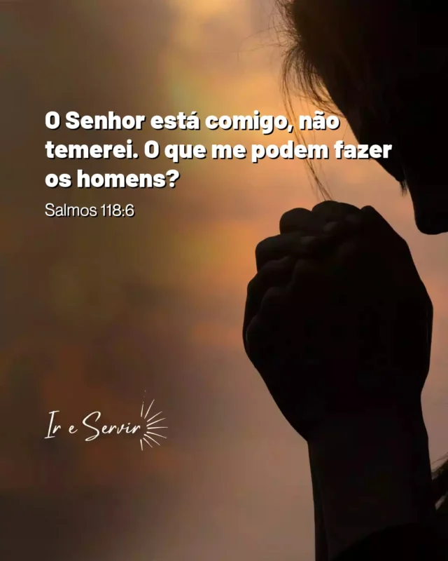 O versículo de Salmos 118:6 nos lembra da presença constante de Deus em nossas vidas, oferecendo segurança e coragem diante das adversidades.

 Quando encontramos força na certeza de que o Senhor está conosco, podemos enfrentar os desafios sem medo.

 Jesus, nos evangelhos, nos ensina a confiar em Deus, mesmo nas situações mais difíceis.

 Em Mateus 6:34, Ele nos exorta a não nos preocuparmos com o amanhã, mas a buscarmos primeiro o Reino de Deus.

 Uma dica útil para uma vida cristã é cultivar essa confiança diariamente, através da oração e da meditação nas Escrituras.

 Isso nos fortalece, dissipando o medo e nos permitindo viver com fé e esperança, sabendo que, com Deus ao nosso lado, nada pode nos abalar.

❤️ Deus lhe trouxe aqui por um propósito

📖 Com Ele, tudo é possível! (Marcos 10:27)

💎 Siga para mais palavras de encorajamento

#ireservir #bibliadeapuntes #amordedeus #estude_a_bíblia #lerabíblia #faith #diosteama #ora #bibliaspersonalizadas #teologia#autoconhecimento #oração #evangelho #jesuscristoteama #deuseamor #gospel #diosesamor #fé #espiritualidade #biblianvt #Bibliacreativa #deusfiel #church #jesucristo #cristao #estudodabíblia #alegria #jesus #jesussaves