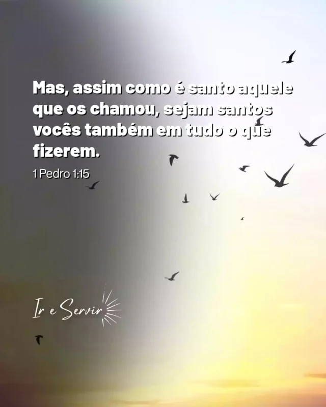 O versículo de 1 Pedro 1:15 nos convida a refletir sobre a santidade, um aspecto fundamental da vida cristã.

 Ser santo significa viver de acordo com os valores do Reino de Deus, em amor, justiça e verdade.

 Jesus, em seus ensinamentos, nos mostrou que a verdadeira santidade não se resume a regras externas, mas a um coração transformado.

 Assim, uma dica útil para nossa caminhada é cultivar a prática do amor ao próximo em todas as nossas ações.

 Ao nos esforçarmos para agir com compaixão, perdão e humildade, refletimos a luz de Cristo em nossas vidas.

 Essa atitude nos aproxima de Deus e nos capacita a viver de maneira que glorifique o Seu nome.

❤️ Deus lhe trouxe aqui por um propósito

📖 Com Ele, tudo é possível! (Marcos 10:27)

💎 Siga para mais palavras de encorajamento

#ireservir #frasescristianas #fé #catolicos #biblianvi #bibliadeestudo #faith #oraçao #bíblia #jesusvive #motiva #estudobiblico #adoração #oracao #deus #ora #bibliaspersonalizadas #deusemaravilhoso #cristão #oração #leiaabiblia #igrejacatolica #salvacao #cristao #deusefiel #bíbliailustrada #deusfiel #jesuscristoreina