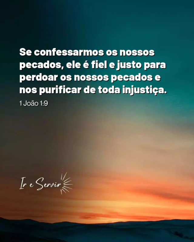 O versículo de 1 João 1:9 nos lembra da importância da confissão e do perdão divino.

 Ao admitirmos nossas falhas, reconhecemos nossa fragilidade e a necessidade de um relacionamento genuíno com Deus.

 Essa prática não só nos purifica, mas também nos liberta do peso da culpa.

 Uma dica útil para uma vida cristã baseada nos ensinamentos de Jesus é cultivar a humildade e a disposição para perdoar os outros, assim como somos perdoados.

 Jesus nos ensinou a amar e a perdoar incondicionalmente, refletindo a graça que recebemos.

 Ao viver em constante arrependimento e perdão, nos aproximamos mais de Deus e promovemos um ambiente de amor e paz ao nosso redor.

❤️ Deus lhe trouxe aqui por um propósito

📖 Com Ele, tudo é possível! (Marcos 10:27)

💎 Siga para mais palavras de encorajamento

#ireservir #amorproprio #biblias #jesuscristo #jesus #bibliantv #graça #god #oracao #jesuscristosalvador #teologia#autoconhecimento #jesussaves #versiculosbiblicos #evangelio #palavrasdedeus #jesuscristoeosenhor #deuscuida #palabradedios #deusacimadetodos #jesuscristoestavoltando #defesadoevangelho #fe #biblia #biblianvi #jesuslovesyou #jesuschrist #bibliaejiujitsu #deuscuidademim
