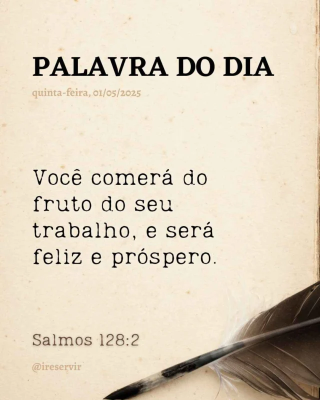 Senhor Deus, reconheço que nem sempre valorizei o trabalho que me deste.

Perdão por minhas queixas e desânimo.

Peço Teu auxílio para realizar minhas tarefas com gratidão, dedicação e honestidade.

Comprometo-me a honrar-Te através do meu trabalho e confiar que Tu suprirás minhas necessidades.

Em nome de Jesus, amém.

❤️ Deus lhe trouxe aqui por um propósito.

📖 Com Ele, tudo é possível! (Marcos 10:27).

💎 Siga para mais palavras de encorajamento.

#palavradodia #ireservir #reinodedeus #leiaabiblia #jesuscristoteama #versiculododia #cristianos #iglesia #palavradedeus #jesuschrist #catolicos #bibliaonline #faith #deus #jesusteama #esperança #dios #fe #oracao #bibliadiaria #deusdoimpossivel #bibliaejiujitsu #igrejacatolica #defesadoevangelho #jesucristo #oracion #faith