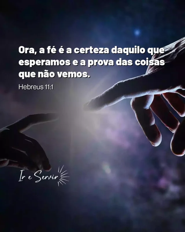 O versículo de Hebreus 11:1 nos convida a compreender a fé como uma certeza profunda, que transcende as circunstâncias visíveis.

 Em nossa jornada cristã, é essencial cultivarmos essa confiança em Deus, mesmo quando os desafios parecem insuperáveis.

 Jesus nos ensinou a importância da fé em várias passagens, como quando disse que, se tivermos fé do tamanho de um grão de mostarda, poderemos mover montanhas (Mateus 17:20).

 Uma dica valiosa é praticar a gratidão diariamente, reconhecendo as pequenas bênçãos que muitas vezes passam despercebidas.

 Isso fortalece nossa fé, nos ajuda a ver além das dificuldades e a confiar plenamente nas promessas de Deus, mesmo quando não conseguimos enxergar o caminho à frente.

❤️ Deus lhe trouxe aqui por um propósito

📖 Com Ele, tudo é possível! (Marcos 10:27)

💎 Siga para mais palavras de encorajamento

#ireservir #jesuscristoreina #mêsdabíblia #salvação #deusacimadetodos #deusebomotempotodo #crist #gratidao #jesuscristoeosenhor #cristao #amordedeus #deusnafrente #fé #motiva #diosesfiel #defesadoevangelho #palavrasdedeus #graça #biblianvi #oração #bíblia #deusfiel #bibliadeapuntes #bíbliaonline #oracion #bibliacomarte #jesuscristoreidosreis #deusemaravilhoso