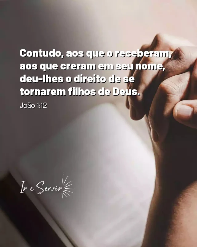 O versículo de João 1:12 nos lembra do maravilhoso privilégio de nos tornarmos filhos de Deus ao aceitarmos e crermos em Jesus.

 Essa transformação não é apenas uma mudança de status, mas um convite a viver uma vida plena, enraizada no amor e na graça.

 Para cultivar essa relação filial, é essencial dedicar tempo à oração e à leitura da Palavra, permitindo que os ensinamentos de Jesus moldem nossas ações e decisões.

 Além disso, viver em comunhão com outros cristãos nos fortalece, proporcionando apoio e encorajamento.

 A prática da fé deve se refletir em amor ao próximo, seguindo o exemplo de Cristo, que nos ensinou a servir e a perdoar.

 Assim, ao vivermos como verdadeiros filhos de Deus, testemunhamos Seu amor no mundo.

❤️ Deus lhe trouxe aqui por um propósito

📖 Com Ele, tudo é possível! (Marcos 10:27)

💎 Siga para mais palavras de encorajamento

#ireservir #santidade #jesuscristosalvador #leituradabíblia #deusacimadetudo #deusnafrente #jesusalva #adora #amorproprio #dios #deusmaravilhoso #crist #abapai #deusconosco #versiculododia #bíblia #diosesamor #abíblia #igrejacatolica #jesuscristoteama #jesuscristonocomando #deusdoimpossivel #louvor #salva #inspiração #devocionaldiario #deusnocomando #devocional