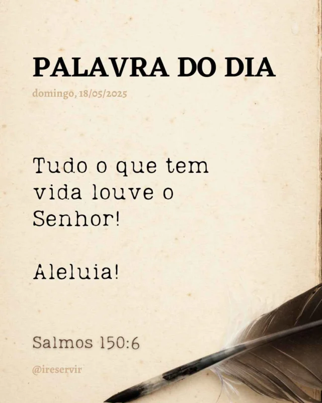 Senhor, perdoa-me por vezes não louvar-Te com a mesma intensidade que Tua bondade merece.

Ensina-me a lembrar que cada batida do meu coração é motivo para exaltar-Te.

Que meu louvor seja sincero, vindo de um coração grato e comprometido a Te adorar sempre.

Comprometo-me a celebrar Tua grandeza e a proclamar Tuas maravilhas.

Em nome de Jesus, amém.

❤️ Deus lhe trouxe aqui por um propósito.

📖 Com Ele, tudo é possível! (Marcos 10:27).

💎 Siga para mais palavras de encorajamento.

#palavradodia #ireservir #jesuscristoteama #deus #esperança #reinodedeus #deusdoimpossivel #fe #bibliaonline #versiculododia #positividade #leiaabiblia #palavradedeus #cristianos #jesusteama #oracao #dios #iglejacatolica #bibliaejiujitsu #bibliadiaria #jesucristo #iglesia #oracion #faith #catolicos