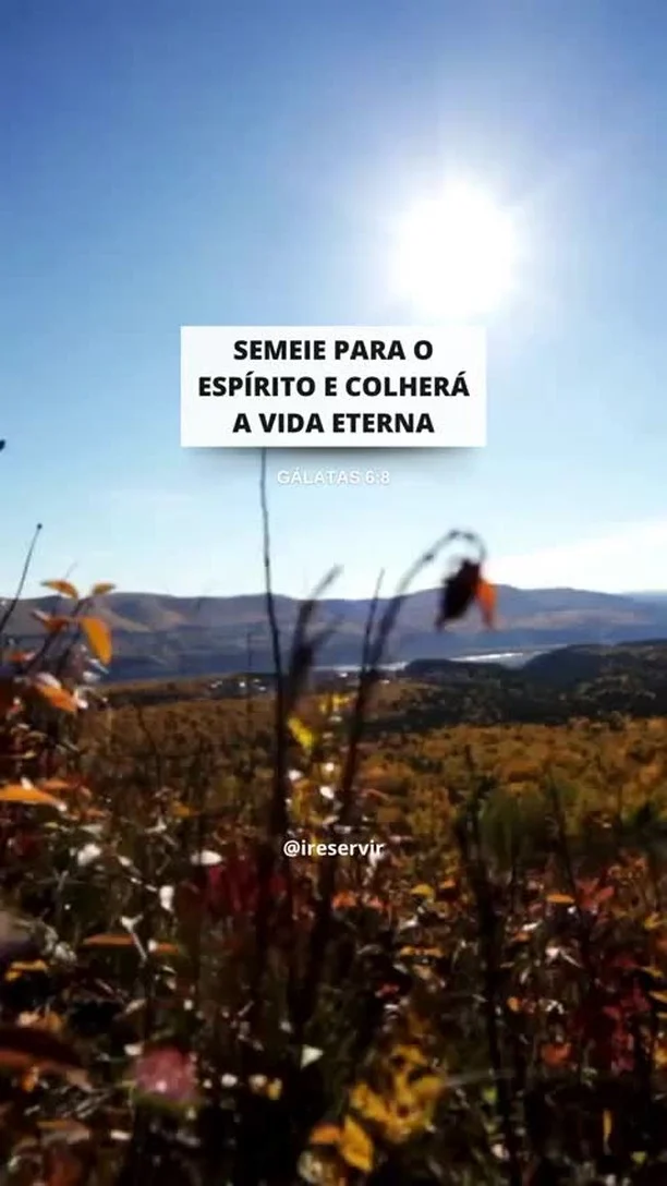 SEMEIE com FÉ e colha a VIDA ETERNA! Descubra como!

❤️ Deus lhe trouxe aqui por um propósito

📖 Com Ele, tudo é possível! (Marcos 10:27)

💎 Siga para mais palavras de encorajamento

#ireservir  #jesuscristoestavoltando #bibliajovem #bíbliadamulher #jovenescristianos #jesuscristosalvador #deus #bibliadeapuntes #espiritosanto #defesadoevangelho #cristianismo #bibliakingjames #sucesso #dios #bibliadeestudio #deusacimadetodos #bibliadiaria #cristianos #bible #deusconosco #jesusteama #iglesia #espiritualidade #amor #gospel #salvacao #bibliadeestudo #palavradedeus