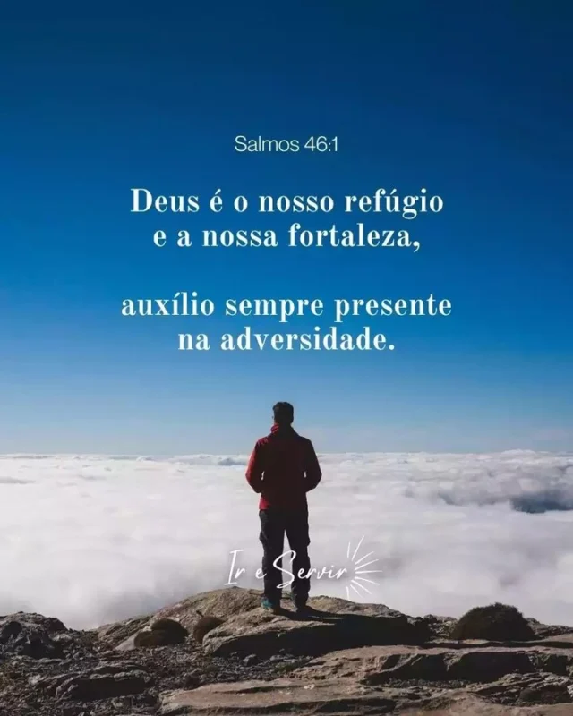 Às vezes, nos sentimos perdidos e sem saber para onde ir. Mas lembre-se, Deus é o nosso refúgio. Ele nos acolhe em seus braços amorosos e nos protege de todo mal. Não importa o quão grande seja a sua aflição, Ele sempre estará lá para te ajudar.

Não deixe que a ansiedade e o medo te dominem. Lembre-se de que Deus é a sua fortaleza. Ele é a sua rocha inabalável e a sua defesa contra as tempestades da vida.

Confie em Deus e entregue suas preocupações a Ele. Ele é o seu socorro bem presente na angústia. Com Ele ao seu lado, você pode superar qualquer obstáculo e alcançar grandes vitórias, tudo sempre para a glória do Senhor.

Então, não perca a esperança. Deixe Salmos 46:1 ser uma fonte de inspiração e motivação em sua vida. Saiba que Deus sempre estará lá para te ajudar e guiá-lo em todos os momentos.

❤️ Deus lhe trouxe aqui por um propósito

📖 Com Ele, tudo é possível! (Marcos 10:27)

💎 Siga para mais palavras de encorajamento

#ireservir #biblianvi #bibliakingjames #versiculo #jesuscristoteama #abapai #estudobiblico #diosesamor #jesucristo #biblianvt #familia #bíbliadiaria #deusfiel #cristo #god #bibliantv #jesus #oracion #devocional #jesuscristoeosenhor #autoconhecimento #bíbliaonline #church #bibliajovem #frases #catolico #dios #foco