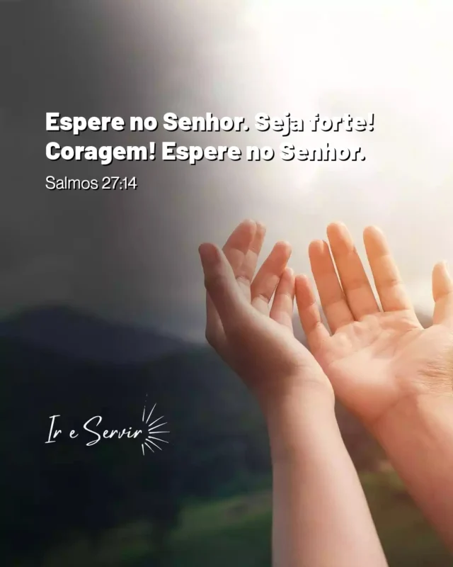 O versículo de Salmos 27:14 nos convida a esperar no Senhor com força e coragem, um chamado à paciência e à confiança em Deus.

 Em tempos de incerteza, muitas vezes nos sentimos ansiosos ou desanimados, mas é nesse espaço que a fé se torna fundamental.

 Jesus, em seus ensinamentos, nos lembra da importância da perseverança e da oração.

 Em Mateus 7:7, Ele nos encoraja a pedir, buscar e bater, prometendo que receberemos.

 A dica útil é cultivar uma prática diária de oração, onde podemos expressar nossos anseios e dúvidas a Deus.

 Ao esperar Nele, fortalecemos nossa fé e aprendemos a confiar em Seu tempo, formando assim um vínculo mais profundo com o Criador.

❤️ Deus lhe trouxe aqui por um propósito

📖 Com Ele, tudo é possível! (Marcos 10:27)

💎 Siga para mais palavras de encorajamento

#ireservir #jesuscristoreidosreis #jesuscristovive #jesussaves #bibliadeestudio #esperança #leiaabiblia #deusebomotempotodo #fe #abíblia #love #deus #jesuscristoeosenhor #positividade #bíbliaanote #bibliadiaria #diosteama #yeshua #versiculosdodia #bibliapersonalizada #deusacimadetudo #god #oracao #jesuscristoteama #salmos #foco #deusdoimpossivel #estudobiblico