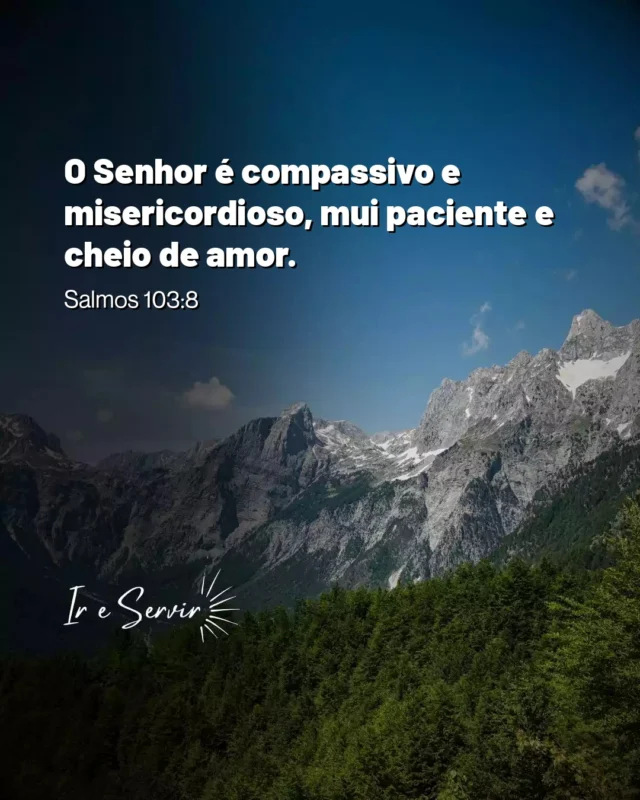 O versículo de Salmos 103:8 nos lembra da natureza divina de Deus: Ele é compassivo, misericordioso, paciente e amoroso.

 Essa descrição nos convida a refletir sobre como devemos agir em nossas próprias vidas.

 Jesus, em seus ensinamentos, enfatizou a importância do amor ao próximo e da misericórdia, como ilustrado na parábola do bom samaritano.

 Para uma vida cristã autêntica, devemos cultivar essas mesmas qualidades em nossos relacionamentos.

 Isso significa ser paciente, perdoar as ofensas e estender a mão ao necessitado.

 Ao praticar a compaixão e o amor, não apenas imitamos o caráter de Deus, mas também refletimos Sua luz no mundo, tornando-nos instrumentos de Sua graça.

❤️ Deus lhe trouxe aqui por um propósito

📖 Com Ele, tudo é possível! (Marcos 10:27)

💎 Siga para mais palavras de encorajamento

#ireservir #sabedoria #adoração #bibliaspersonalizadas #versiculosdodia #deusemaravilhoso #devocionaldiario #deusnocontrole #espiritualidade #jesuslovesyou #orar #frasesinspiradoras #deusacimadetodos #leia_a_bíblia #iglesia #mêsdabíblia #bibliadeapuntes #deusnafrentesempre #diosesfiel #oraçao #sucesso #deusnafrente #deuseamor #leiaabiblia #deuscuida #evangelio #jesuscristovive #catolicos