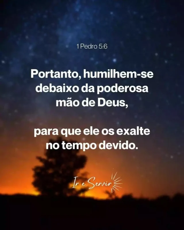 Todos nós ansiamos por ser glorificados.

Ansiamos saber que somos significativos, e que outros também o saibam.

Esse desejo não é necessariamente errado.

Todos os desejos humanos naturais têm algum propósito legítimo, que honra a Deus, e um meio de expressá-lo adequadamente.

Neste caso, somos feitos à imagem de Deus, e Ele construiu em nós o desejo de sermos exaltados.

A chave para uma visão bíblica e cristã da glória é prestar muita atenção ao que Deus diz sobre buscá-la.

A Bíblia nos ensina a parar de lutar tanto para que isso aconteça, e confiar em Deus para nos exaltar na hora e no lugar certos, como Ele achar conveniente.

Ele é um bom Pai que nos ama; que seja Ele o encarregado de nos trazer glória.

❤️ Deus lhe trouxe aqui por um propósito

📖 Com Ele, tudo é possível! (Marcos 10:27)

💎 Siga para mais palavras de encorajamento

#ireservir #palavradedeus #bibliadeestudo #motiva #biblia #dios #reinodedeus #diosesfiel #catolicos #oracao #church #familia #defesadoevangelho #jesuslovesyou #amordedeus #deusnafrente #adoração #autoconhecimento #faith #cristo #jesus #diosesamor #ora #bibliaejiujitsu #jesuscristosalvador #Bibliacreativa #deusconosco #lerabíblia