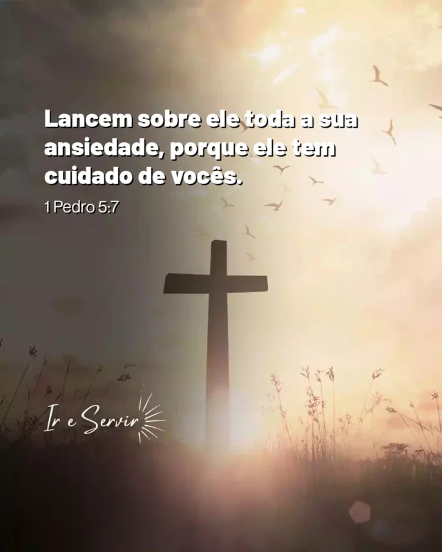 O versículo de 1 Pedro 5:7 nos convida a lançar nossas ansiedades sobre Deus, confiando em Seu cuidado.

 Essa prática é essencial para uma vida cristã saudável.

 Muitas vezes, nos sobrecarregamos com preocupações que nos afastam da paz que Cristo oferece.

 Jesus nos ensina a não nos preocuparmos com o amanhã, mas a buscá-Lo em primeiro lugar (Mateus 6:33).

 Uma dica útil é criar o hábito diário de oração e meditação nas Escrituras, entregando nossas preocupações a Deus.

 Ao fazer isso, estamos não apenas obedecendo ao mandamento de Pedro, mas também fortalecendo nossa fé e cultivando uma relação mais íntima com o Senhor, que cuida de nós com amor e sabedoria.

❤️ Deus lhe trouxe aqui por um propósito

📖 Com Ele, tudo é possível! (Marcos 10:27)

💎 Siga para mais palavras de encorajamento

#ireservir #jesuscristoeosenhor #bibliacomarte #palavradedeus #bibliadeestudo #abíblia #Bibliacreativa #jesusalva #catolicos #deusnafrente #mensagemdodia #ora #deusefiel #diosesbueno #deusnocontrole #inspiração #cristianos #devocionaldiario #bibliasagrada #bible #jovenescristianos #leia_a_bíblia #deusmaravilhoso #bibliaonline #bibliantv #igreja #deuspoderoso #adoração