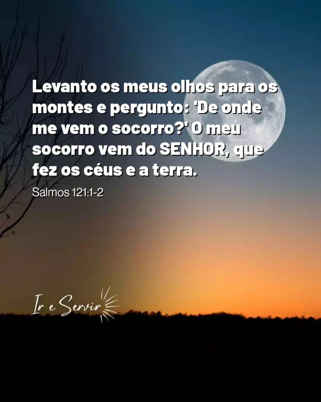O versículo de Salmos 121:1-2 nos convida a olhar para além das circunstâncias da vida, lembrando que nosso socorro vem do Senhor, criador de tudo.

 Muitas vezes, nos deparamos com desafios que parecem montanhas intransponíveis, mas é crucial lembrar que, assim como Jesus ensinou, nossa fé deve ser depositada em Deus.

 Em momentos de angústia, é essencial buscar a presença divina em oração, reconhecendo que Ele é nosso refúgio.

 A dica útil para uma vida cristã é cultivar uma prática diária de oração e meditação na Palavra.

 Isso fortalece nossa conexão com Deus, renova nossa esperança e nos lembra que, independente das dificuldades, Ele está sempre ao nosso lado, pronto para nos amparar e guiar.

❤️ Deus lhe trouxe aqui por um propósito

📖 Com Ele, tudo é possível! (Marcos 10:27)

💎 Siga para mais palavras de encorajamento

#ireservir #jesuscristosalvador #bibliadeestudio #jesuscristoreidosreis #graça #jesucristo #catolico #dios #reinodedeus #positividade #igreja #deuseamor #versiculosbiblicos #diosesfiel #jesuscristovive #bibliadeapuntes #motiva #bibliaejiujitsu #biblias #deusacimadetudo #igrejacatolica #diosteama #bíblia #assembleiadedeus #cristo #estudobiblico #bibliapersonalizada #deuscuidademim