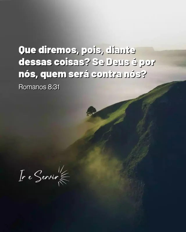 O versículo de Romanos 8:31 nos convida a refletir sobre a proteção e o amor incondicional de Deus em nossas vidas.

 Quando entendemos que Ele está ao nosso lado, podemos enfrentar as adversidades com coragem e esperança.

 Essa certeza deve nos motivar a buscar a vontade de Deus em todas as áreas de nossa vida, confiando que, mesmo diante dos desafios, somos mais que vencedores.

 Uma dica útil para uma vida cristã é cultivar uma prática diária de oração e meditação na Palavra.

 Assim, fortalecemos nossa fé, encontramos paz em meio às tempestades e nos tornamos instrumentos do amor de Cristo, refletindo Sua luz no mundo.

❤️ Deus lhe trouxe aqui por um propósito

📖 Com Ele, tudo é possível! (Marcos 10:27)

💎 Siga para mais palavras de encorajamento

#ireservir #frasesinspiradoras #bibliadeestudo #salvação #jesuscristovive #ora #bible #estude_a_bíblia #estudobiblico #jesuschrist #bibliadamulher #deusacimadetodos #frases #inspiração #yeshua #bibliaspersonalizadas #louvor #deus #vida #sabedoria #paz #versiculosbiblicos #saude #bíblia #deusnocomando #felicidade #catolicos #bíbliadiaria