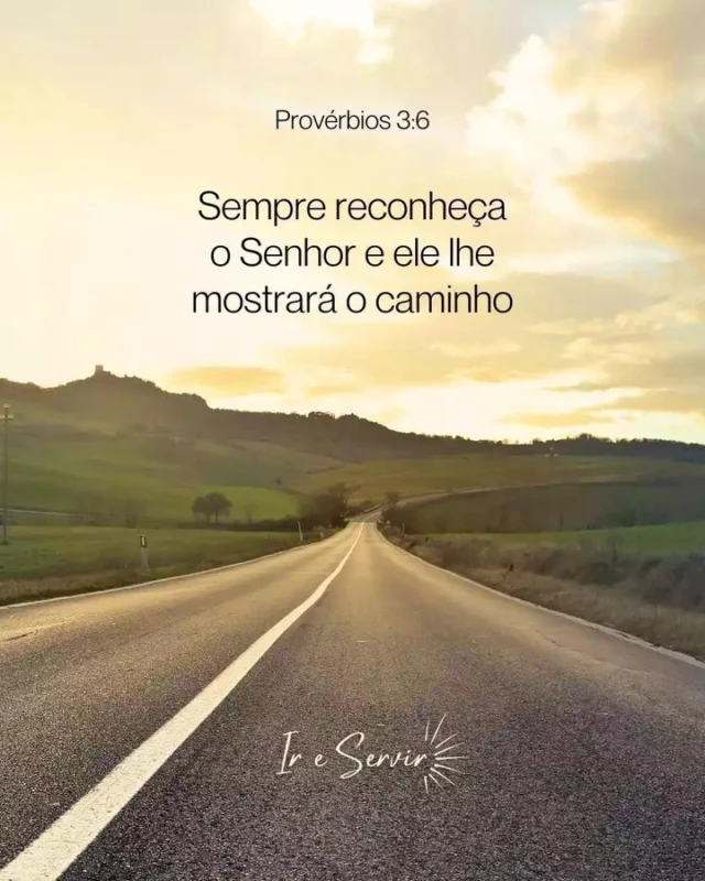 Se queremos uma direção de vida ideal, quer estejamos comprando uma casa ou procurando um cônjuge, escolhendo uma vocação ou planejando as férias, em todas as nossas vias devemos reconhecer o Senhor.

Ele não só nos guiará da maneira correta, mas também removerá obstáculos de nosso caminho.

Seguir o plano de Deus e Sua vontade é uma boa maneira de evitar mais dificuldades.

❤️ Deus lhe trouxe aqui por um propósito

📖 Com Ele, tudo é possível! (Marcos 10:27)

💎 Siga para mais palavras de encorajamento

#ireservir #mensagemdodia #bíbliadamulher #deusnocontrole #paz #amor #oração #cristao #jesuscristovive #bibliadiaria #abapai #deusmaravilhoso #saude #bíbliadiaria #positividade #jesucristo #abíblia #bíblia #jesuscristonocomando #jesusalva #biblianvi #iglesia #versiculobiblico #bibliadeestudio #estudeabíblia #ora #jesusestavoltando #crist