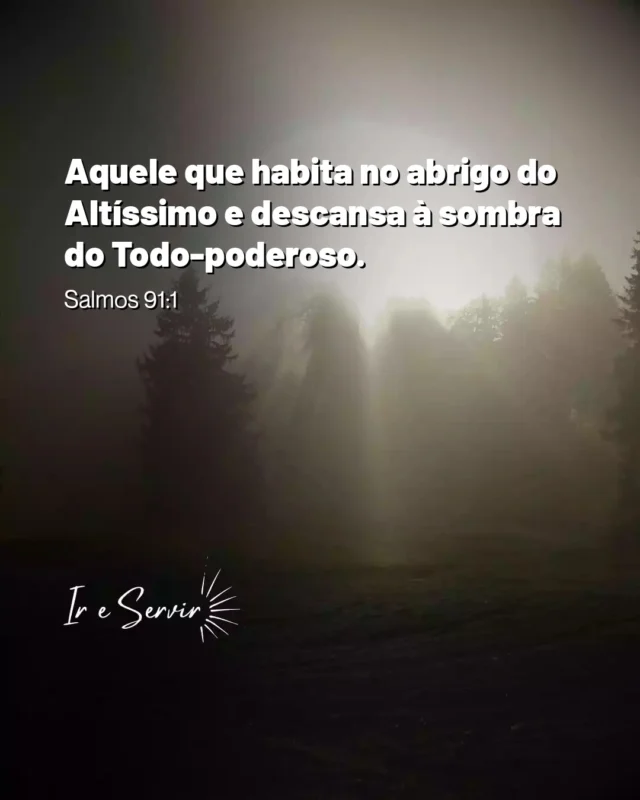 O versículo de Salmos 91:1 nos convida a buscar refúgio em Deus, destacando a importância de estar sob Sua proteção e orientação.

 Habitar no abrigo do Altíssimo é escolher viver em comunhão com Ele, cultivando um relacionamento íntimo que nos oferece paz e segurança.

 Em meio às tribulações, Jesus nos ensina a buscar o Reino de Deus em primeiro lugar (Mateus 6:33), lembrando que a verdadeira segurança vem da confiança em Sua providência.

 Para uma vida cristã frutífera, reserve momentos diários para oração e meditação na Palavra.

 Ao fazer isso, você se fortalece à sombra do Todo-poderoso, encontrando descanso para sua alma e direção para seus passos.

❤️ Deus lhe trouxe aqui por um propósito

📖 Com Ele, tudo é possível! (Marcos 10:27)

💎 Siga para mais palavras de encorajamento

#ireservir #leia_a_bíblia #amorproprio #salmos #orar #bible #jesuscristoreina #deusebom #diosesfiel #gospel #deusdoimpossivel #espiritosanto #devocionaldiario #jovenescristianos #devocional #dios #diosesamor #bíbliadamulher #deusmaravilhoso #graça #amordedeus #leiaabiblia #assembleiadedeus #deusnocomando #jesus #paz #jesuscristoeosenhor #bibliajovem