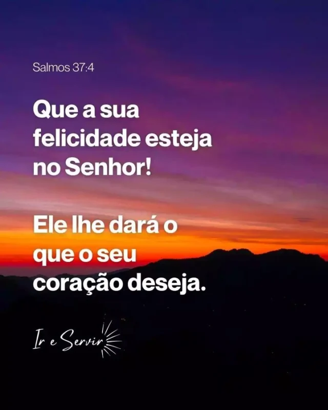 Que a sua felicidade esteja no Senhor significa desfrutar de todas as bênçãos encontradas nEle, porque são Dele, e não apenas porque são em nosso benefício.

❤️ Deus lhe trouxe aqui por um propósito

📖 Com Ele, tudo é possível! (Marcos 10:27)

💎 Siga para mais palavras de encorajamento

#ireservir #gospel #bíblia #abapai #jesuslovesyou #reinodedeus #versiculosbiblicos #defesadoevangelho #graça #diosesamor #deus #god #catolicos #mensagemdodia #familia #bibliadeapuntes #deusnocontrolesempre #versiculo #jesuscristonocomando #palabradedios #deusebomotempotodo #paz #esperança #oracion #teologia #bibliadamulher #deusacimadetodos #crist