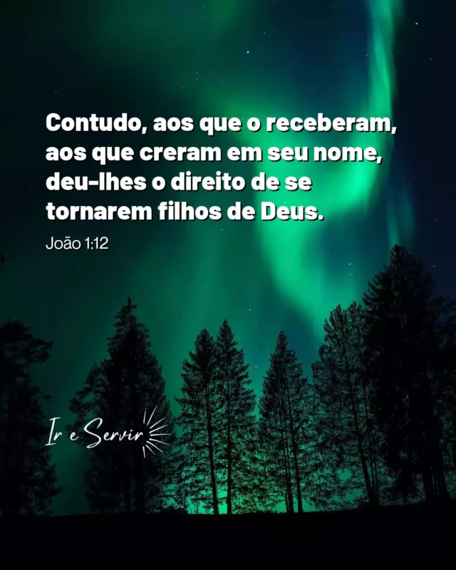 O versículo de João 1:12 nos lembra da importância de receber e crer em Jesus, que nos concede a dádiva de nos tornarmos filhos de Deus.

 Essa nova identidade traz consigo uma responsabilidade: viver de acordo com os ensinamentos de Cristo.

 Para uma vida cristã plena, é fundamental cultivar um relacionamento íntimo com Deus por meio da oração e da leitura da Bíblia.

 Além disso, devemos refletir sobre o amor e a compaixão que Jesus nos ensinou, colocando em prática o amor ao próximo.

 Ao agir com bondade e perdão, não apenas honramos nossa nova identidade, mas também iluminamos o caminho para aqueles que nos cercam, mostrando o verdadeiro amor de Deus em nossas vidas.

❤️ Deus lhe trouxe aqui por um propósito

📖 Com Ele, tudo é possível! (Marcos 10:27)

💎 Siga para mais palavras de encorajamento

#ireservir #abapai #catolicos #leia_a_bíblia #deuscuidademim #bibliadiaria #louvor #abíblia #catolico #bíbliadiaria #devocional #oraçao #jesusestavoltando #bíbliaanote #cristão #familia #mensagemdodia #diosesfiel #deusacimadetodos #leiaabíblia #deusnocontrolesempre #felicidade #igreja #amorproprio #salmos #frasesinspiradoras #bibliainfantil #gratidao